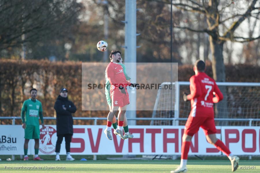 sport, action, VAB, TSV Großbardorf, TSV, Sportgelände Vatan Spor, SV Vatan Spor Aschaffenburg, Landesliga Nordwest, Fusball, BFV, Aschaffenburg, 22.11.2025, 21. Spieltag - Bild-ID: 2525451