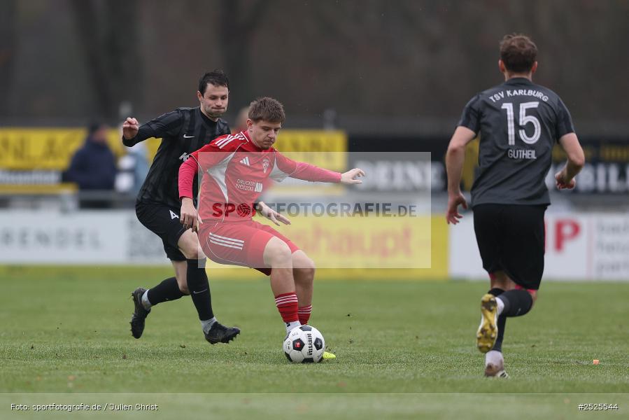 Fundamentum Sportpark, Karlburg, 29.11.2025, sport, action, BFV, Fussball, 22. Spieltag, Landesliga Nordwest, MÖN, KAR, TSV Mönchröden, TSV Karlburg - Bild-ID: 2525544
