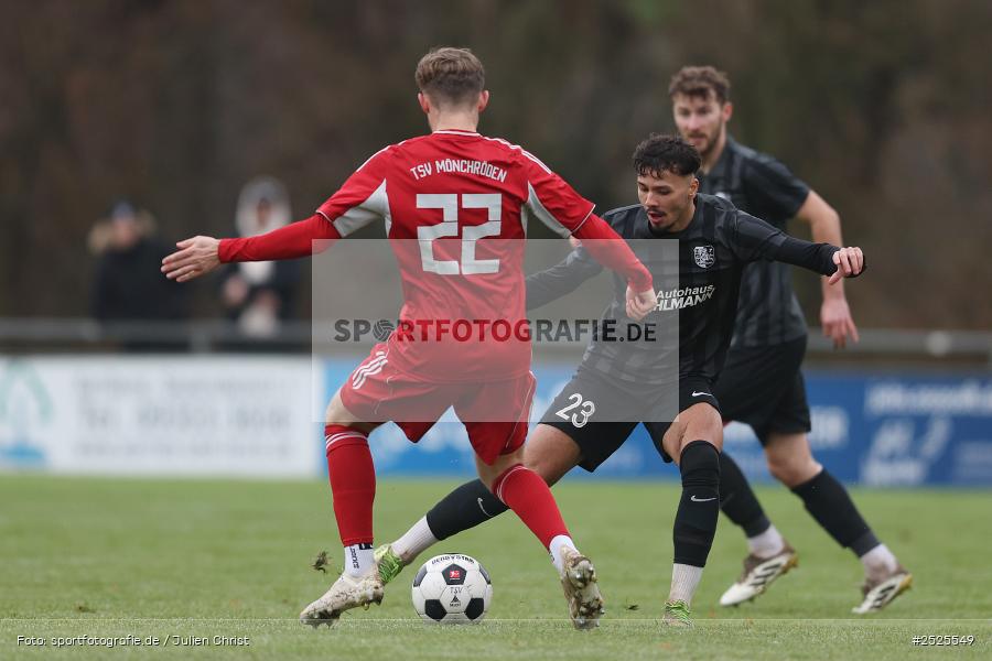 Fundamentum Sportpark, Karlburg, 29.11.2025, sport, action, BFV, Fussball, 22. Spieltag, Landesliga Nordwest, MÖN, KAR, TSV Mönchröden, TSV Karlburg - Bild-ID: 2525549