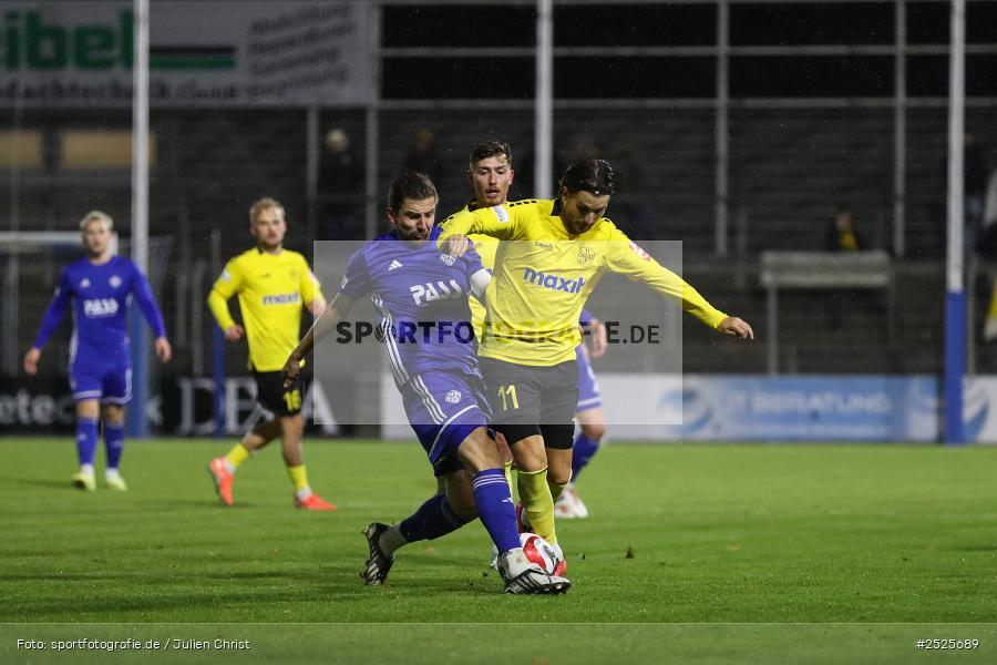 sport, action, Stadion am Schönbusch, SpVgg Bayreuth, SVA, SV Viktoria Aschaffenburg, Regionalliga Bayern, Fussball, BFV, BAY, Aschaffenburg, 28.11.2025, 20. Spieltag - Bild-ID: 2525689