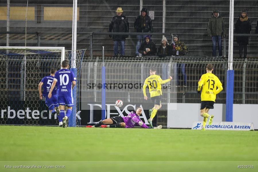 sport, action, Stadion am Schönbusch, SpVgg Bayreuth, SVA, SV Viktoria Aschaffenburg, Regionalliga Bayern, Fussball, BFV, BAY, Aschaffenburg, 28.11.2025, 20. Spieltag - Bild-ID: 2525732