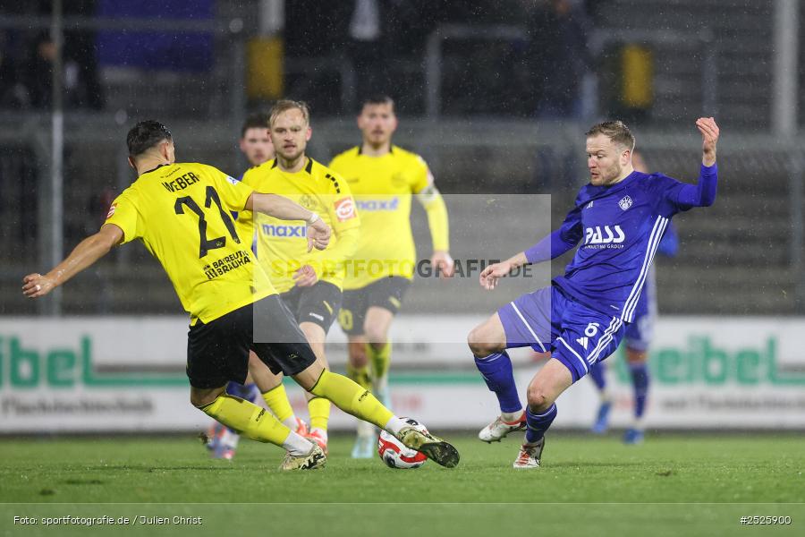 sport, action, Stadion am Schönbusch, SpVgg Bayreuth, SVA, SV Viktoria Aschaffenburg, Regionalliga Bayern, Fussball, BFV, BAY, Aschaffenburg, 28.11.2025, 20. Spieltag - Bild-ID: 2525900
