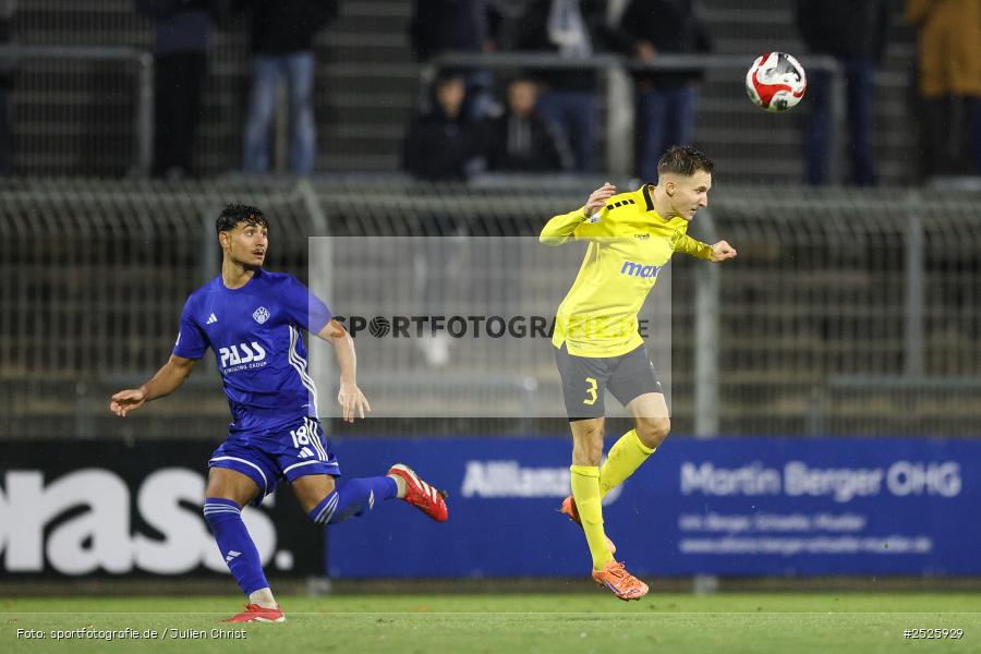 sport, action, Stadion am Schönbusch, SpVgg Bayreuth, SVA, SV Viktoria Aschaffenburg, Regionalliga Bayern, Fussball, BFV, BAY, Aschaffenburg, 28.11.2025, 20. Spieltag - Bild-ID: 2525929