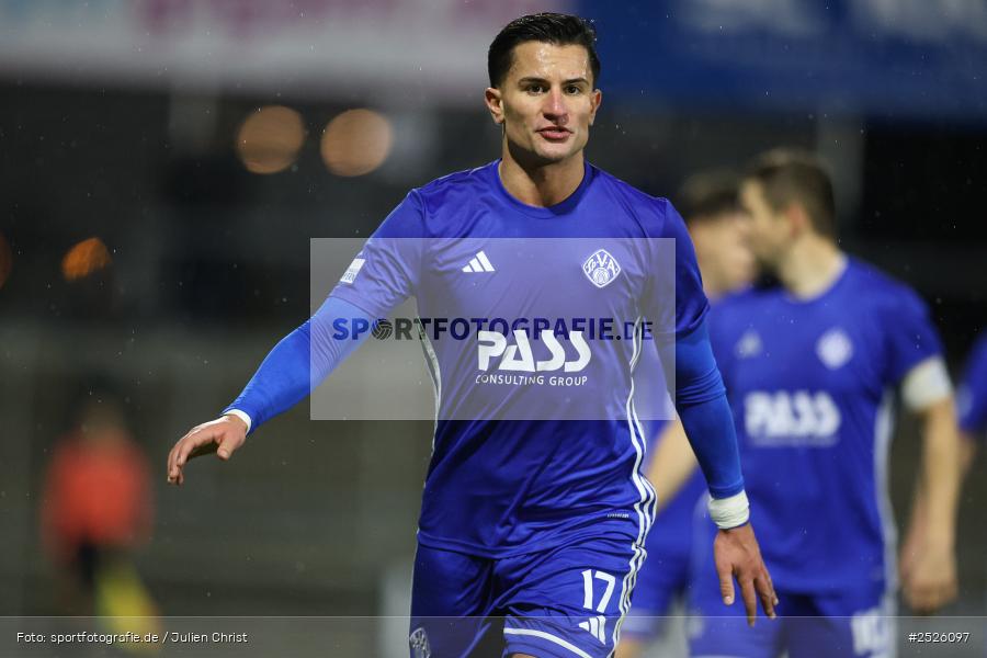 sport, action, Stadion am Schönbusch, SpVgg Bayreuth, SVA, SV Viktoria Aschaffenburg, Regionalliga Bayern, Fussball, BFV, BAY, Aschaffenburg, 28.11.2025, 20. Spieltag - Bild-ID: 2526097