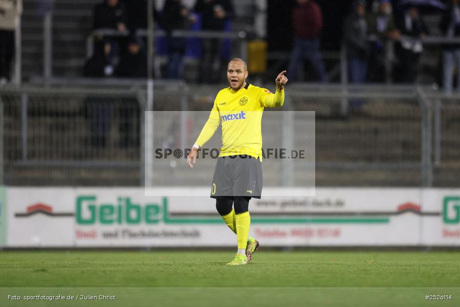 sport, action, Stadion am Schönbusch, SpVgg Bayreuth, SVA, SV Viktoria Aschaffenburg, Regionalliga Bayern, Fussball, BFV, BAY, Aschaffenburg, 28.11.2025, 20. Spieltag - Bild-ID: 2526114