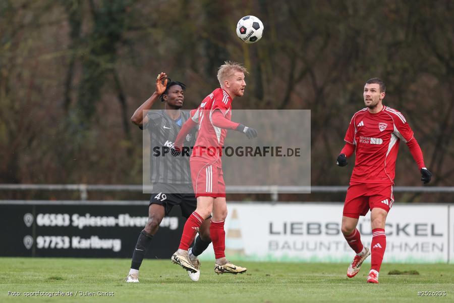 sport, action, TSV Mönchröden, TSV Karlburg, MÖN, Landesliga Nordwest, Karlburg, KAR, Fussball, Fundamentum Sportpark, BFV, 29.11.2025, 22. Spieltag - Bild-ID: 2526203