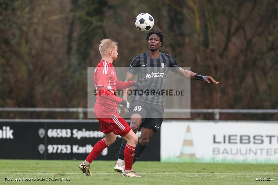 sport, action, TSV Mönchröden, TSV Karlburg, MÖN, Landesliga Nordwest, Karlburg, KAR, Fussball, Fundamentum Sportpark, BFV, 29.11.2025, 22. Spieltag - Bild-ID: 2526204