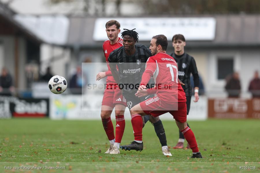 sport, action, TSV Mönchröden, TSV Karlburg, MÖN, Landesliga Nordwest, Karlburg, KAR, Fussball, Fundamentum Sportpark, BFV, 29.11.2025, 22. Spieltag - Bild-ID: 2526228