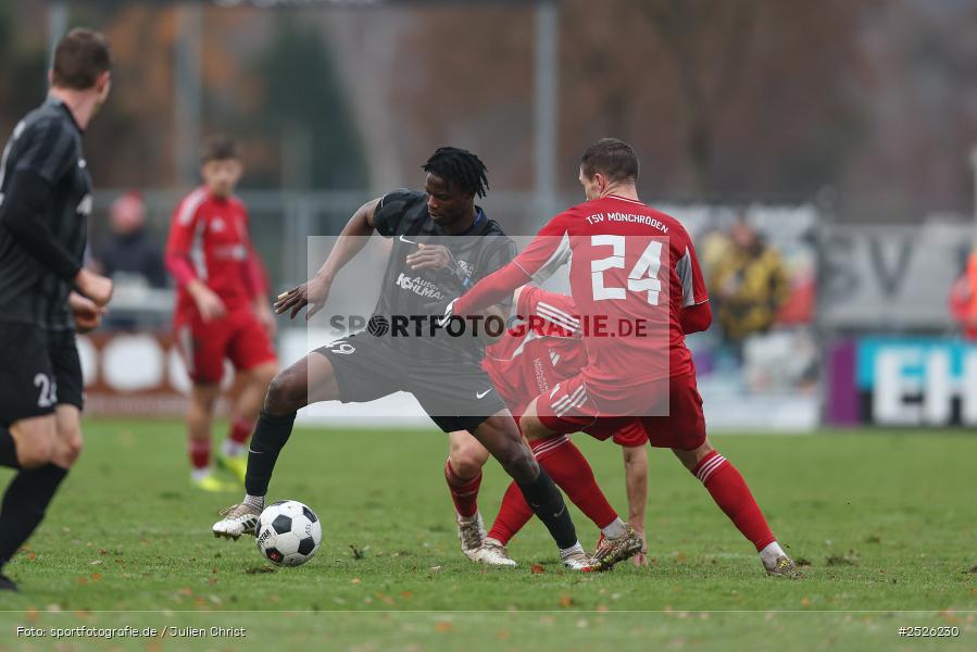 sport, action, TSV Mönchröden, TSV Karlburg, MÖN, Landesliga Nordwest, Karlburg, KAR, Fussball, Fundamentum Sportpark, BFV, 29.11.2025, 22. Spieltag - Bild-ID: 2526230