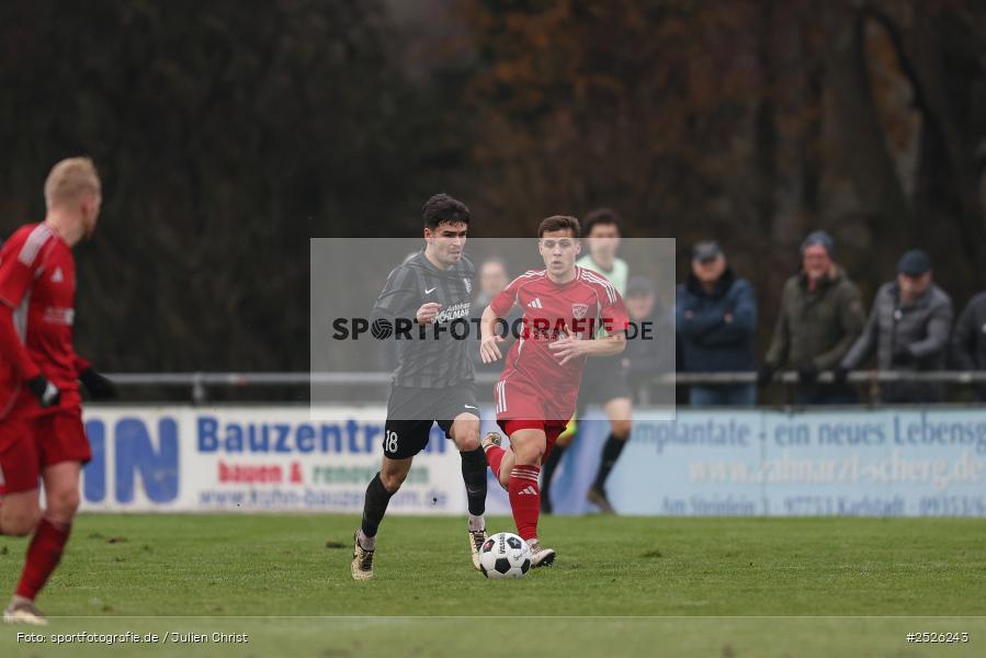 sport, action, TSV Mönchröden, TSV Karlburg, MÖN, Landesliga Nordwest, Karlburg, KAR, Fussball, Fundamentum Sportpark, BFV, 29.11.2025, 22. Spieltag - Bild-ID: 2526243