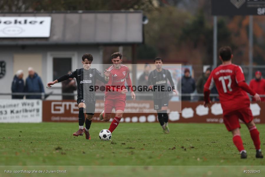 sport, action, TSV Mönchröden, TSV Karlburg, MÖN, Landesliga Nordwest, Karlburg, KAR, Fussball, Fundamentum Sportpark, BFV, 29.11.2025, 22. Spieltag - Bild-ID: 2526245