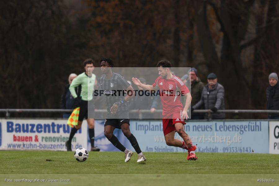 sport, action, TSV Mönchröden, TSV Karlburg, MÖN, Landesliga Nordwest, Karlburg, KAR, Fussball, Fundamentum Sportpark, BFV, 29.11.2025, 22. Spieltag - Bild-ID: 2526276
