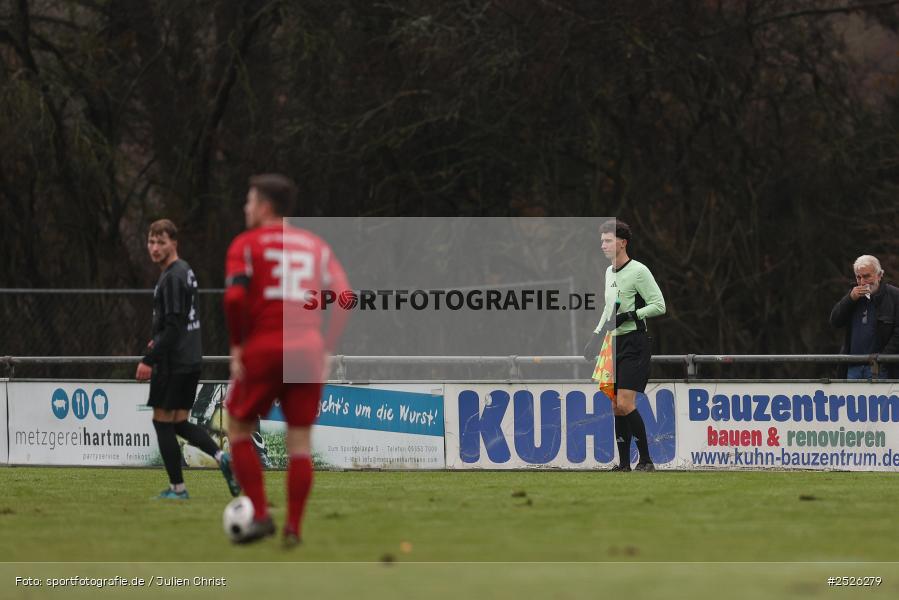 sport, action, TSV Mönchröden, TSV Karlburg, MÖN, Landesliga Nordwest, Karlburg, KAR, Fussball, Fundamentum Sportpark, BFV, 29.11.2025, 22. Spieltag - Bild-ID: 2526279