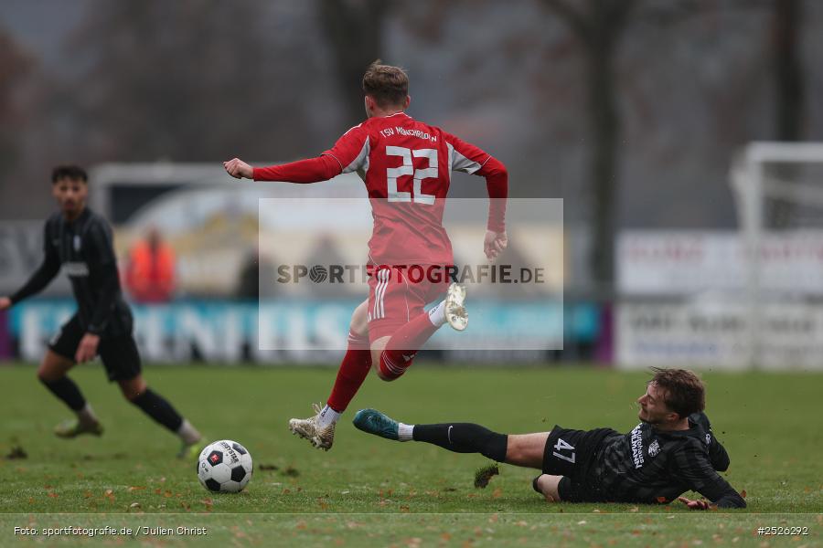 sport, action, TSV Mönchröden, TSV Karlburg, MÖN, Landesliga Nordwest, Karlburg, KAR, Fussball, Fundamentum Sportpark, BFV, 29.11.2025, 22. Spieltag - Bild-ID: 2526292