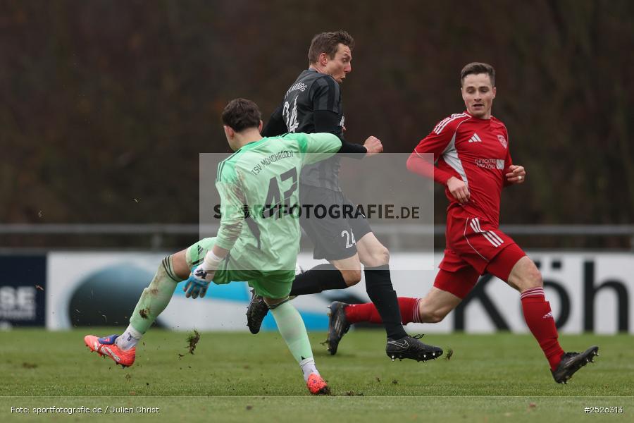 sport, action, TSV Mönchröden, TSV Karlburg, MÖN, Landesliga Nordwest, Karlburg, KAR, Fussball, Fundamentum Sportpark, BFV, 29.11.2025, 22. Spieltag - Bild-ID: 2526313