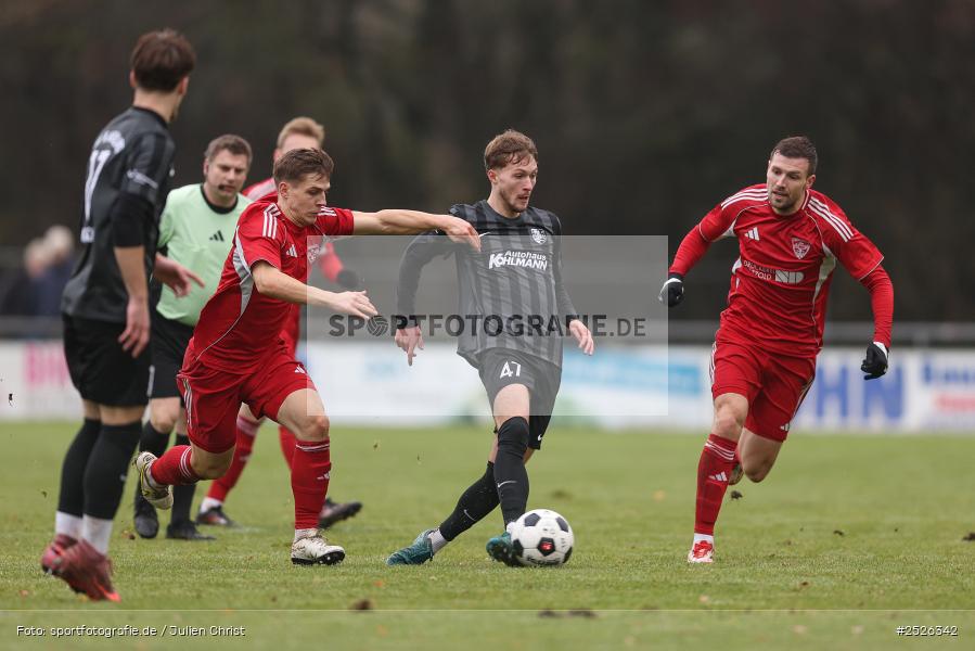 sport, action, TSV Mönchröden, TSV Karlburg, MÖN, Landesliga Nordwest, Karlburg, KAR, Fussball, Fundamentum Sportpark, BFV, 29.11.2025, 22. Spieltag - Bild-ID: 2526342