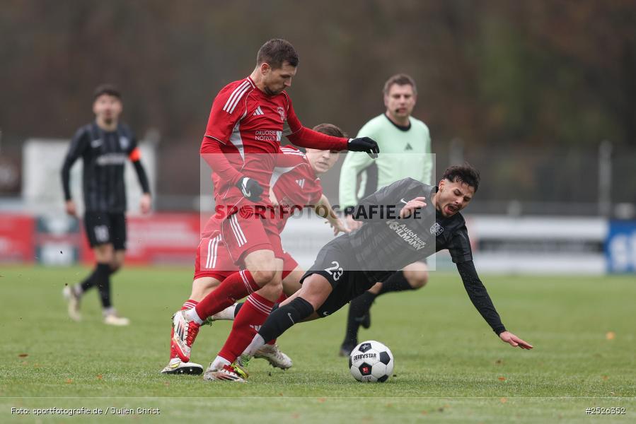 sport, action, TSV Mönchröden, TSV Karlburg, MÖN, Landesliga Nordwest, Karlburg, KAR, Fussball, Fundamentum Sportpark, BFV, 29.11.2025, 22. Spieltag - Bild-ID: 2526352