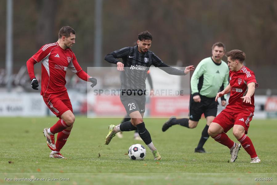 sport, action, TSV Mönchröden, TSV Karlburg, MÖN, Landesliga Nordwest, Karlburg, KAR, Fussball, Fundamentum Sportpark, BFV, 29.11.2025, 22. Spieltag - Bild-ID: 2526355