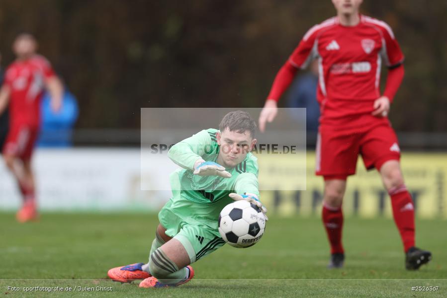 sport, action, TSV Mönchröden, TSV Karlburg, MÖN, Landesliga Nordwest, Karlburg, KAR, Fussball, Fundamentum Sportpark, BFV, 29.11.2025, 22. Spieltag - Bild-ID: 2526367