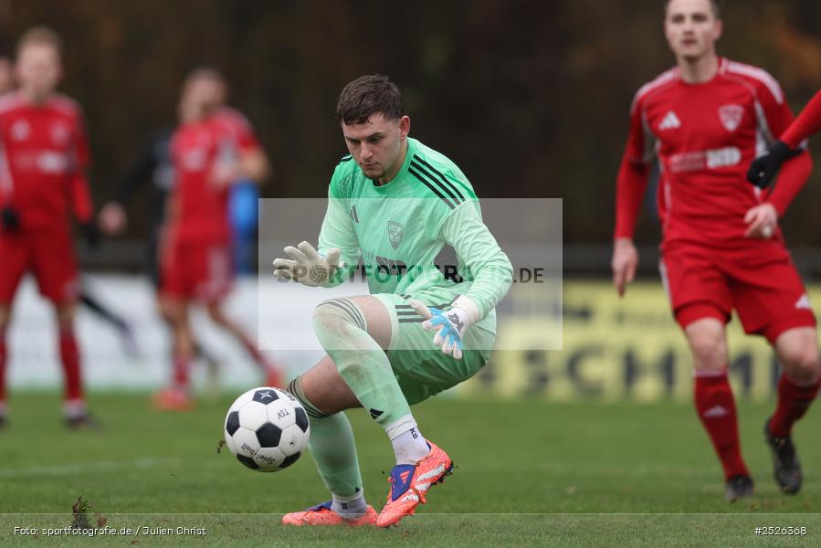 sport, action, TSV Mönchröden, TSV Karlburg, MÖN, Landesliga Nordwest, Karlburg, KAR, Fussball, Fundamentum Sportpark, BFV, 29.11.2025, 22. Spieltag - Bild-ID: 2526368