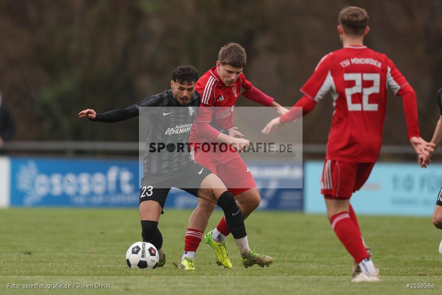 sport, action, TSV Mönchröden, TSV Karlburg, MÖN, Landesliga Nordwest, Karlburg, KAR, Fussball, Fundamentum Sportpark, BFV, 29.11.2025, 22. Spieltag - Bild-ID: 2526386