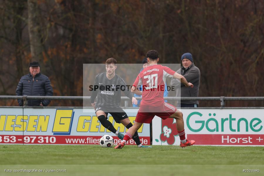 sport, action, TSV Mönchröden, TSV Karlburg, MÖN, Landesliga Nordwest, Karlburg, KAR, Fussball, Fundamentum Sportpark, BFV, 29.11.2025, 22. Spieltag - Bild-ID: 2526390
