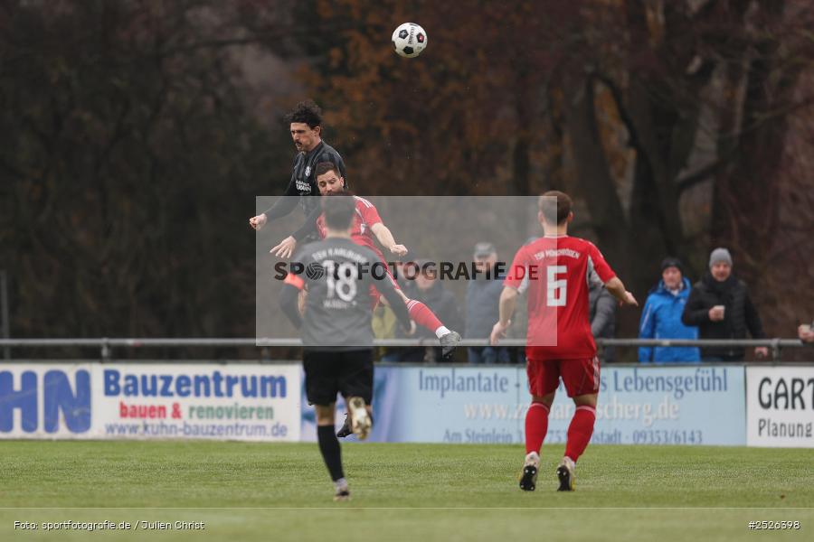 sport, action, TSV Mönchröden, TSV Karlburg, MÖN, Landesliga Nordwest, Karlburg, KAR, Fussball, Fundamentum Sportpark, BFV, 29.11.2025, 22. Spieltag - Bild-ID: 2526398