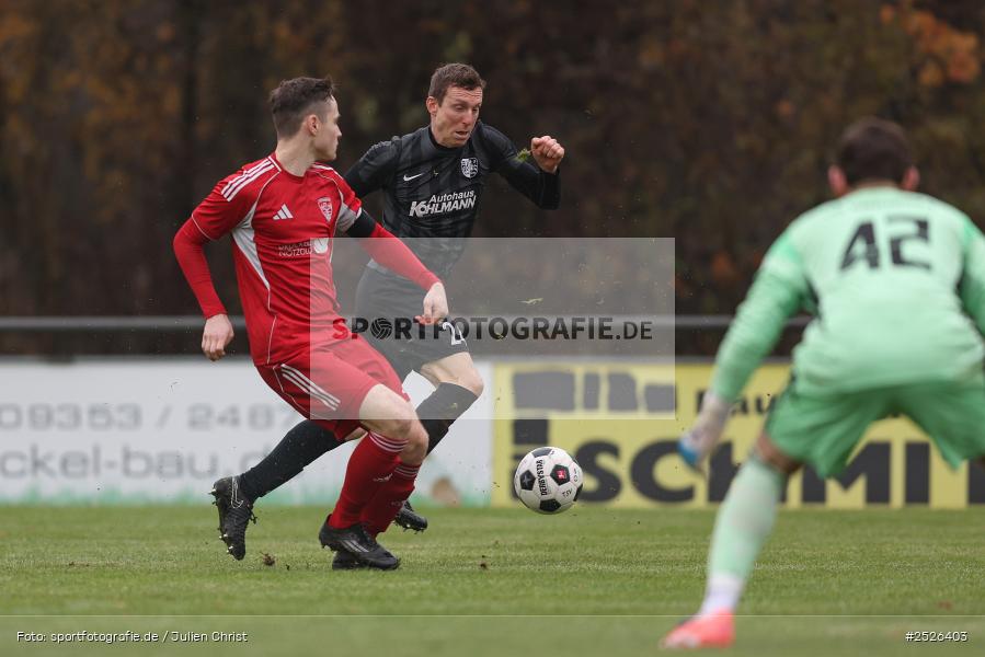 sport, action, TSV Mönchröden, TSV Karlburg, MÖN, Landesliga Nordwest, Karlburg, KAR, Fussball, Fundamentum Sportpark, BFV, 29.11.2025, 22. Spieltag - Bild-ID: 2526403