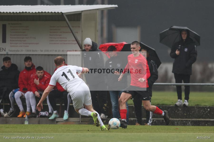 sport, action, TuS Frammersbach, TUS, Sportgelände, Schwebenried, Landesliga Nordwest, Fussball, DJK Schwebenried/Schwemmelsbach, DJK, BFV, 22. Spieltag, 11.01.2025 - Bild-ID: 2526524