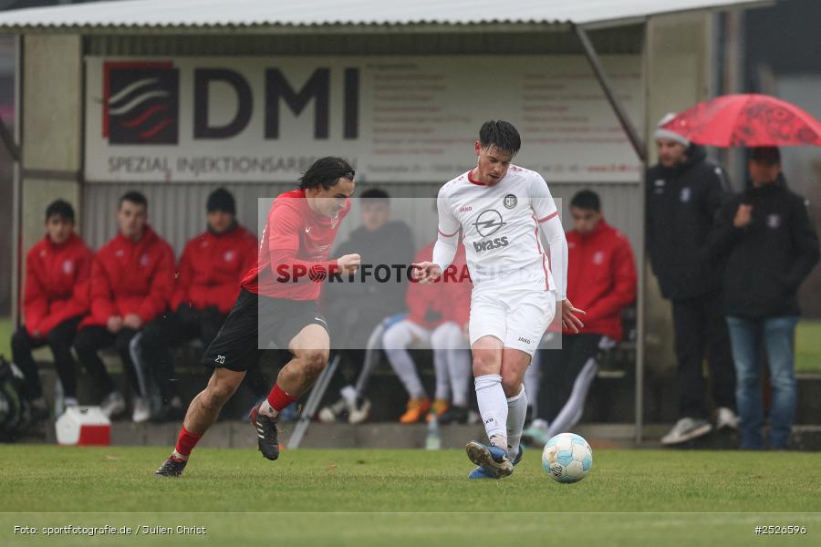 sport, action, TuS Frammersbach, TUS, Sportgelände, Schwebenried, Landesliga Nordwest, Fussball, DJK Schwebenried/Schwemmelsbach, DJK, BFV, 22. Spieltag, 11.01.2025 - Bild-ID: 2526596