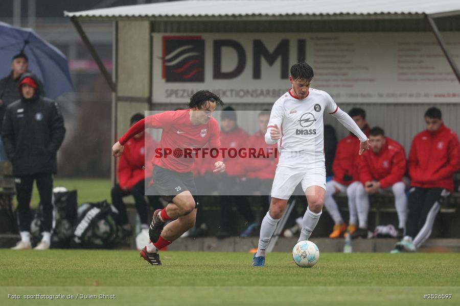 sport, action, TuS Frammersbach, TUS, Sportgelände, Schwebenried, Landesliga Nordwest, Fussball, DJK Schwebenried/Schwemmelsbach, DJK, BFV, 22. Spieltag, 11.01.2025 - Bild-ID: 2526597