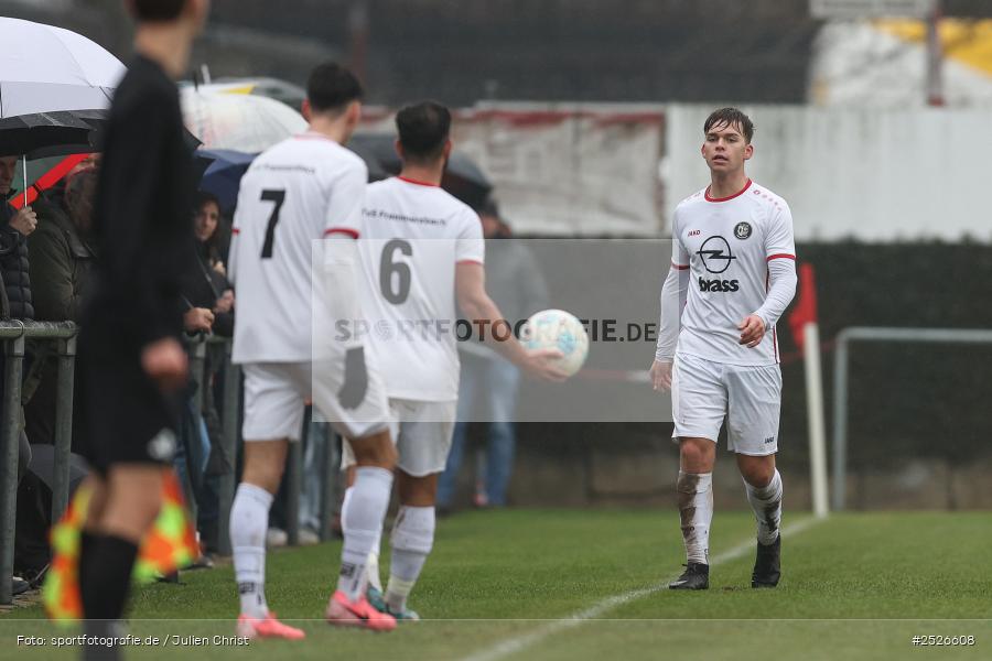 sport, action, TuS Frammersbach, TUS, Sportgelände, Schwebenried, Landesliga Nordwest, Fussball, DJK Schwebenried/Schwemmelsbach, DJK, BFV, 22. Spieltag, 11.01.2025 - Bild-ID: 2526608