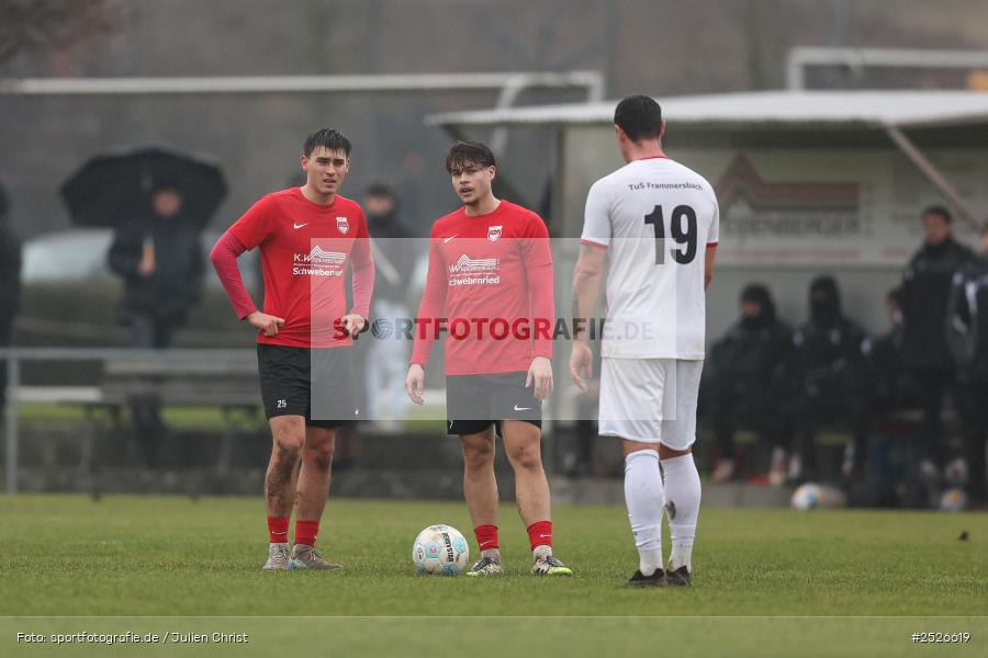 sport, action, TuS Frammersbach, TUS, Sportgelände, Schwebenried, Landesliga Nordwest, Fussball, DJK Schwebenried/Schwemmelsbach, DJK, BFV, 22. Spieltag, 11.01.2025 - Bild-ID: 2526619