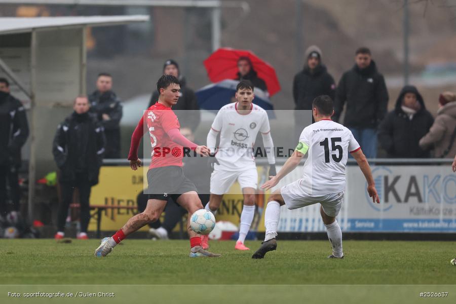 sport, action, TuS Frammersbach, TUS, Sportgelände, Schwebenried, Landesliga Nordwest, Fussball, DJK Schwebenried/Schwemmelsbach, DJK, BFV, 22. Spieltag, 11.01.2025 - Bild-ID: 2526637