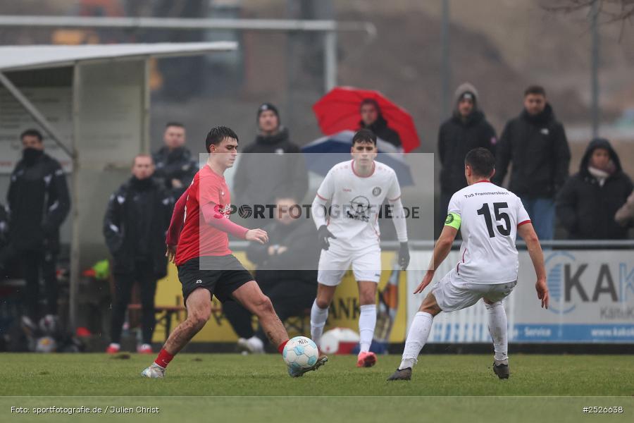 sport, action, TuS Frammersbach, TUS, Sportgelände, Schwebenried, Landesliga Nordwest, Fussball, DJK Schwebenried/Schwemmelsbach, DJK, BFV, 22. Spieltag, 11.01.2025 - Bild-ID: 2526638