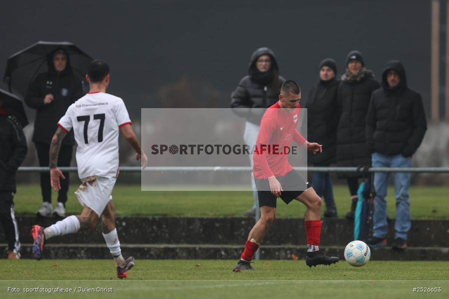 sport, action, TuS Frammersbach, TUS, Sportgelände, Schwebenried, Landesliga Nordwest, Fussball, DJK Schwebenried/Schwemmelsbach, DJK, BFV, 22. Spieltag, 11.01.2025 - Bild-ID: 2526653