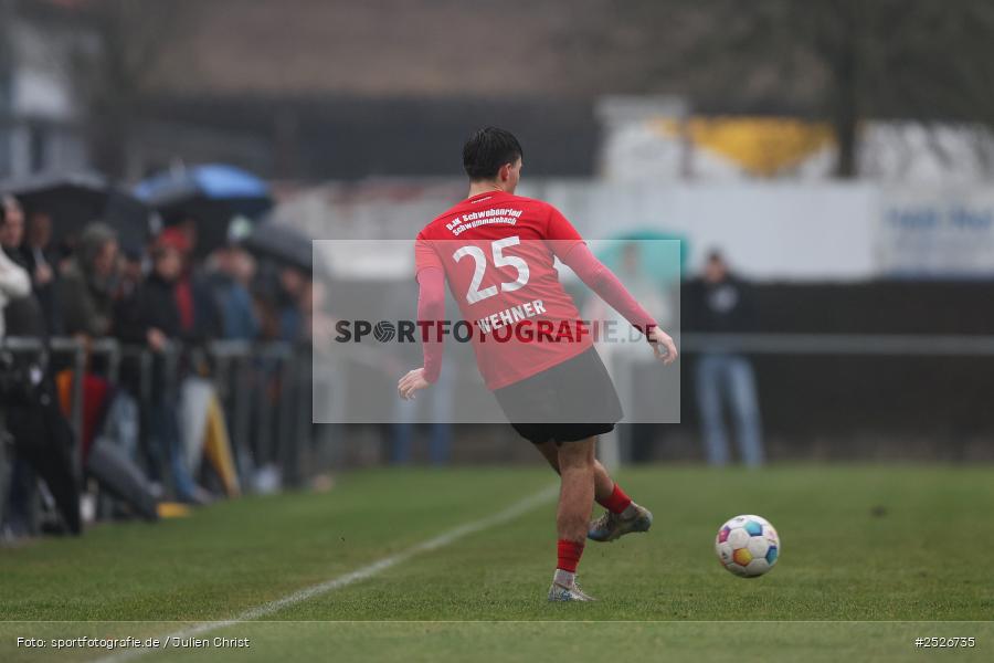 sport, action, TuS Frammersbach, TUS, Sportgelände, Schwebenried, Landesliga Nordwest, Fussball, DJK Schwebenried/Schwemmelsbach, DJK, BFV, 22. Spieltag, 11.01.2025 - Bild-ID: 2526735