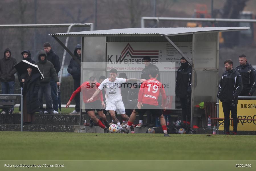 sport, action, TuS Frammersbach, TUS, Sportgelände, Schwebenried, Landesliga Nordwest, Fussball, DJK Schwebenried/Schwemmelsbach, DJK, BFV, 22. Spieltag, 11.01.2025 - Bild-ID: 2526740