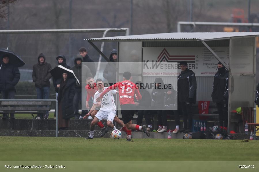 sport, action, TuS Frammersbach, TUS, Sportgelände, Schwebenried, Landesliga Nordwest, Fussball, DJK Schwebenried/Schwemmelsbach, DJK, BFV, 22. Spieltag, 11.01.2025 - Bild-ID: 2526742