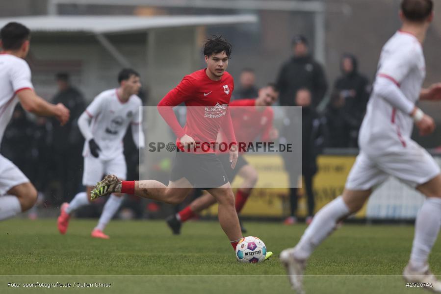 sport, action, TuS Frammersbach, TUS, Sportgelände, Schwebenried, Landesliga Nordwest, Fussball, DJK Schwebenried/Schwemmelsbach, DJK, BFV, 22. Spieltag, 11.01.2025 - Bild-ID: 2526746