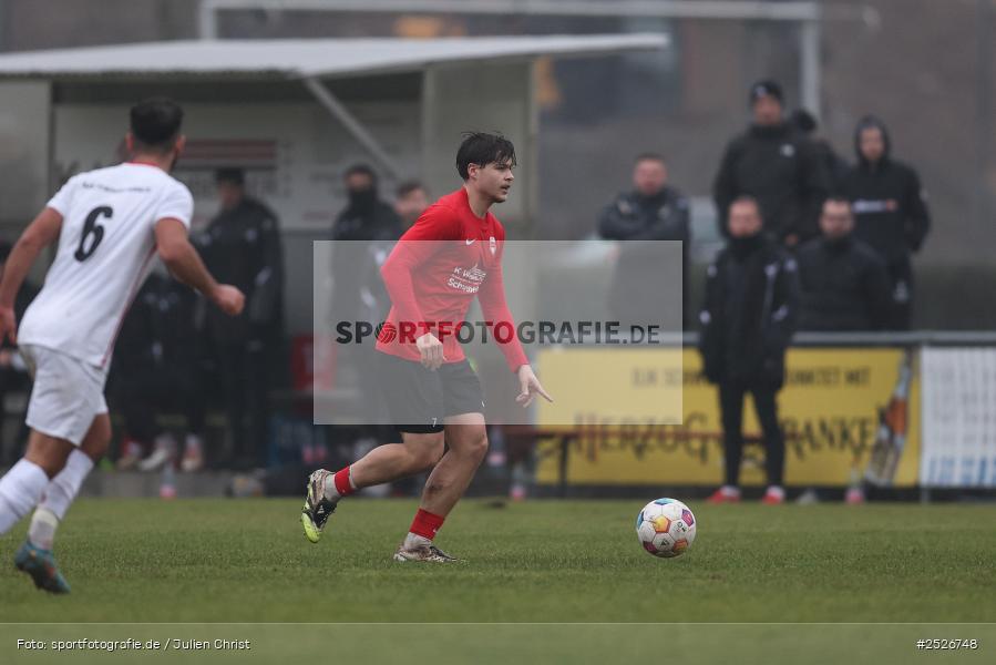 sport, action, TuS Frammersbach, TUS, Sportgelände, Schwebenried, Landesliga Nordwest, Fussball, DJK Schwebenried/Schwemmelsbach, DJK, BFV, 22. Spieltag, 11.01.2025 - Bild-ID: 2526748