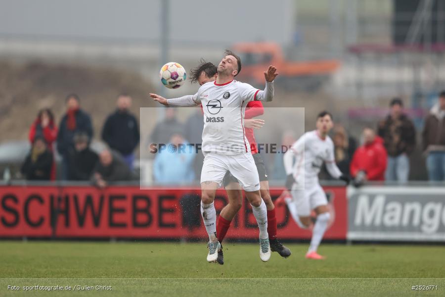 sport, action, TuS Frammersbach, TUS, Sportgelände, Schwebenried, Landesliga Nordwest, Fussball, DJK Schwebenried/Schwemmelsbach, DJK, BFV, 22. Spieltag, 11.01.2025 - Bild-ID: 2526771