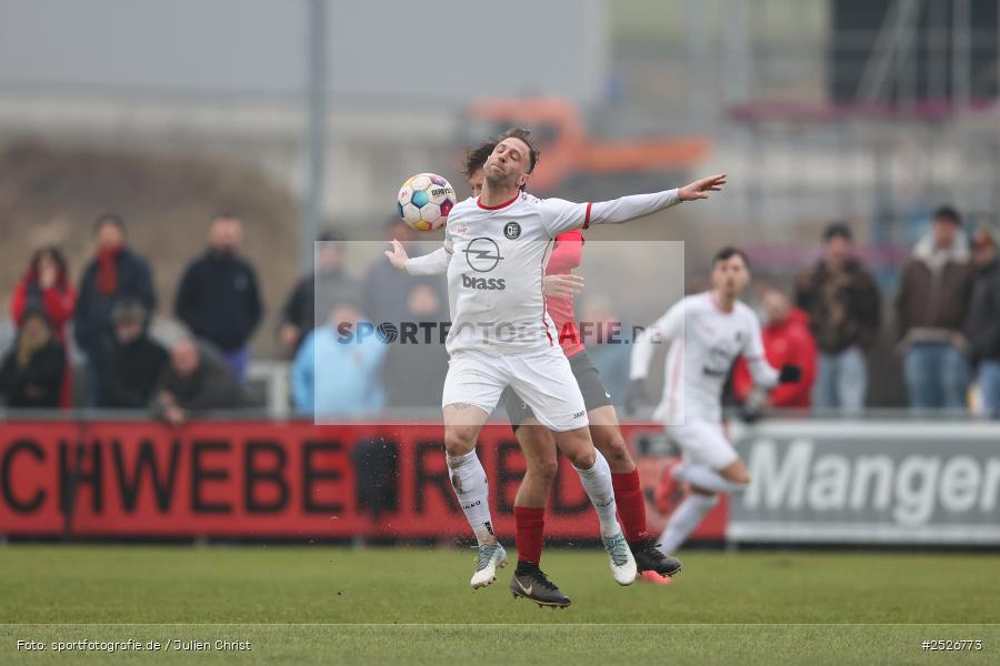 sport, action, TuS Frammersbach, TUS, Sportgelände, Schwebenried, Landesliga Nordwest, Fussball, DJK Schwebenried/Schwemmelsbach, DJK, BFV, 22. Spieltag, 11.01.2025 - Bild-ID: 2526773