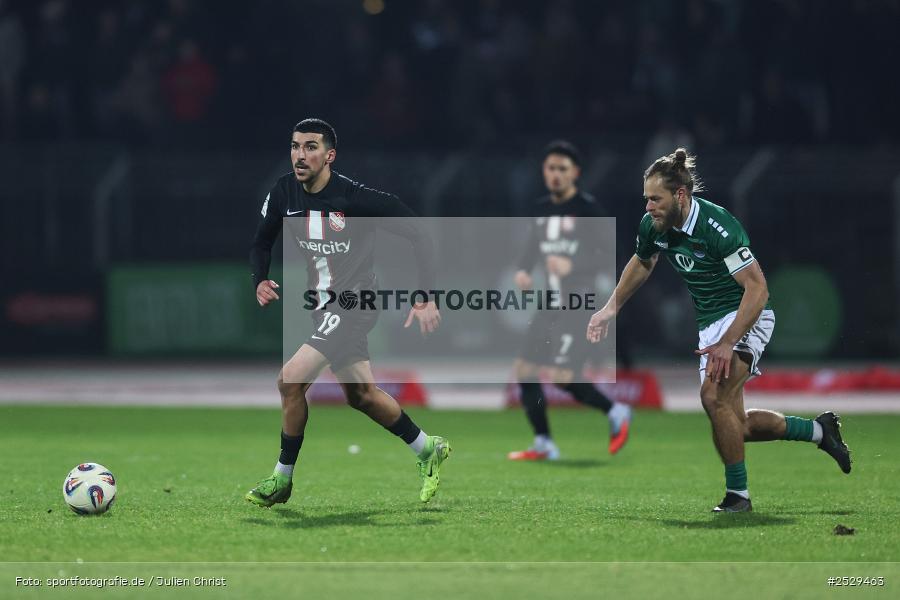 sport, TSV Havelse, Schweinfurt, Sachs-Stadion, Fussball, DFB, 3. Liga, 18. Spieltag, 14.12.2025, 1. FC Schweinfurt 1905 - Bild-ID: 2529463