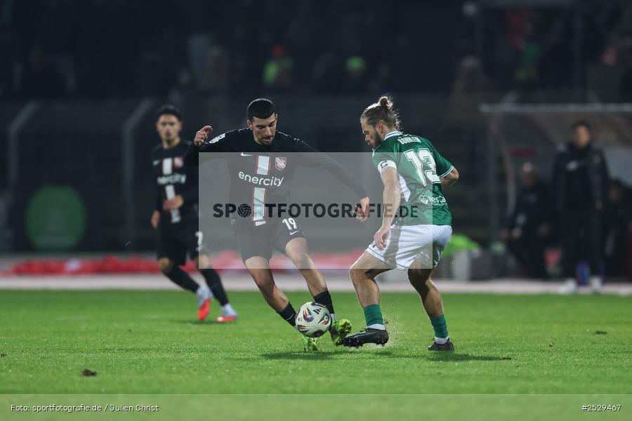 sport, TSV Havelse, Schweinfurt, Sachs-Stadion, Fussball, DFB, 3. Liga, 18. Spieltag, 14.12.2025, 1. FC Schweinfurt 1905 - Bild-ID: 2529467