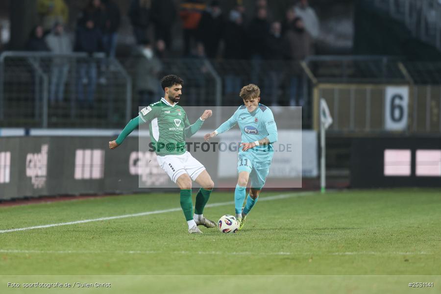 sport, Schweinfurt, Sachs-Stadion, Fussball, FCV, FCS, FC Viktoria Köln, 3. Liga, 20. Spieltag, 18.01.2026, 1. FC Schweinfurt 1905 - Bild-ID: 2531141
