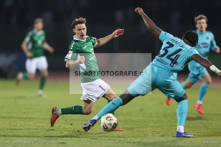 sport, Schweinfurt, Sachs-Stadion, Fussball, FCV, FCS, FC Viktoria Köln, 3. Liga, 20. Spieltag, 18.01.2026, 1. FC Schweinfurt 1905 - Bild-ID: 2531294