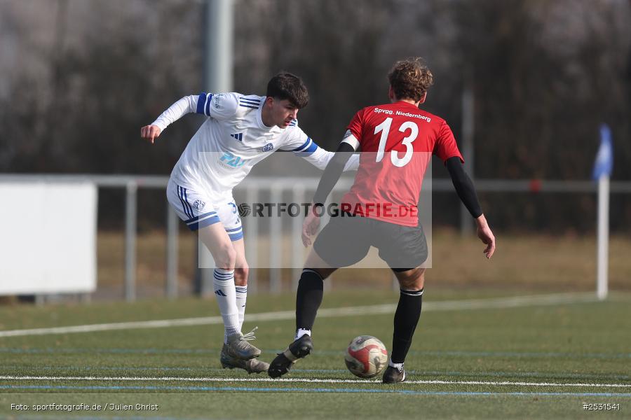 Sportanlage Am Schönbusch, Aschaffenburg, 24.01.2026, sport, Fussball, BFV, Regionalliga Bayern, KL Aschaffenburg, Landesfreundschaftsspiele, SpVgg Niedernberg, SV Viktoria Aschaffenburg - Bild-ID: 2531541