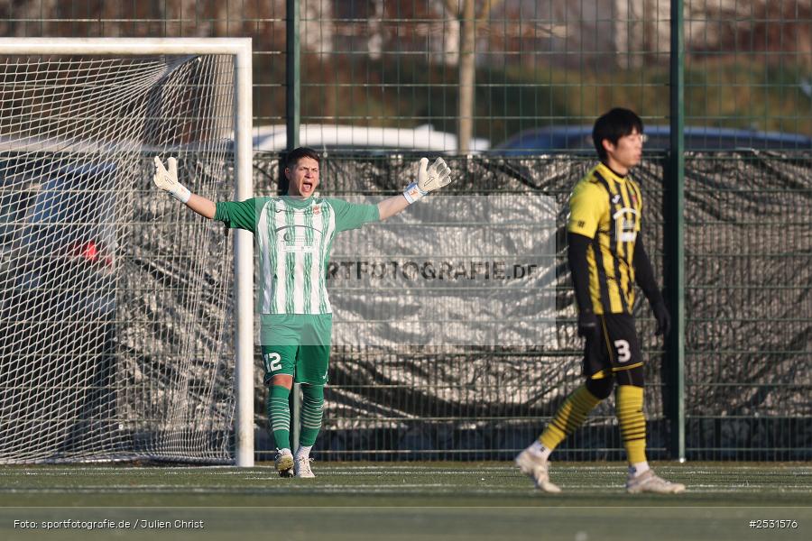 Städtisches Stadion am Prischoß, Alzenau, 24.01.2026, sport, Fussball, Regionalfreundschaftsspiele, Regionalliga Südwest, Hessenliga, SCH, FCB, SC 1960 Hanau, FC Bayern Alzenau - Bild-ID: 2531576