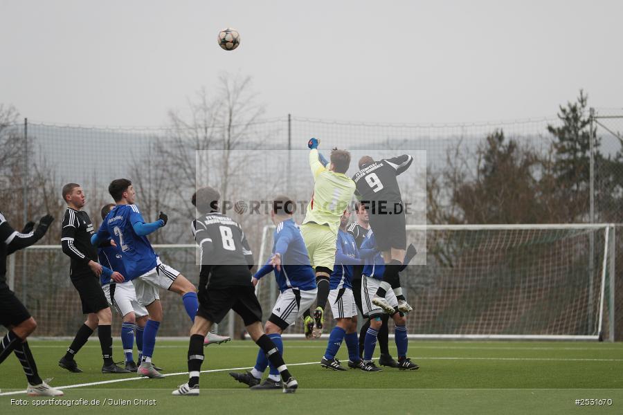 Kunstrasenplatz, Thüngersheim, 25.01.2026, sport, Fussball, BFV, Kreisfreundschaftsspiele, FV Wernfeld/Adelsberg, FV Steinfeld/Hausen-Rohrbach - Bild-ID: 2531670